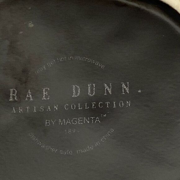 Rae Dunn Black White Artisan Collection By Magenta HAPPY Mug - Picture 4 of 4